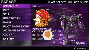 Armored Core Silent Line Portable - VS Leos Klein tournie ACs