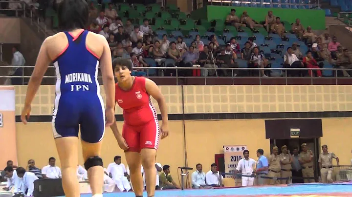65 kg Semifinal Tina India vs Morikawa Japan