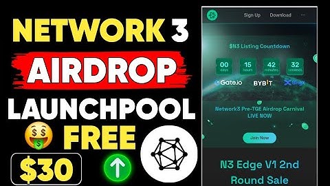 Network3 Airdrop Launchpool | Network3 Airdrop Update | Free Crypto Loot Today | N3 Price prediction