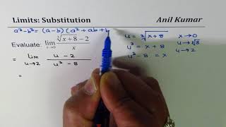 Limits by Variable Substitution for Cube Root Function