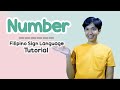 Number and Ordinal Numbers Filipino Sign Language Tutorial | Rai Zason