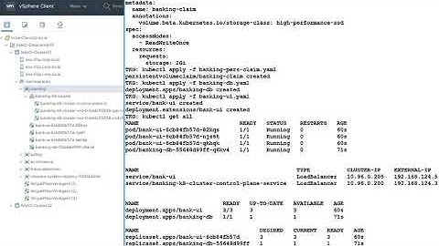 Demostración de vSphere 7 with Kubernetes