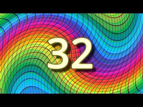 32 Second Countdown | Rainbow Colors