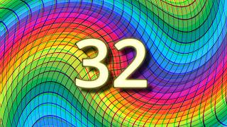 32 Second Countdown | Rainbow Colors