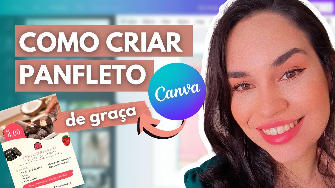 COMO FAZER UM PANFLETO NO CANVA grátis | Passo a passo - Mari Costa ...
