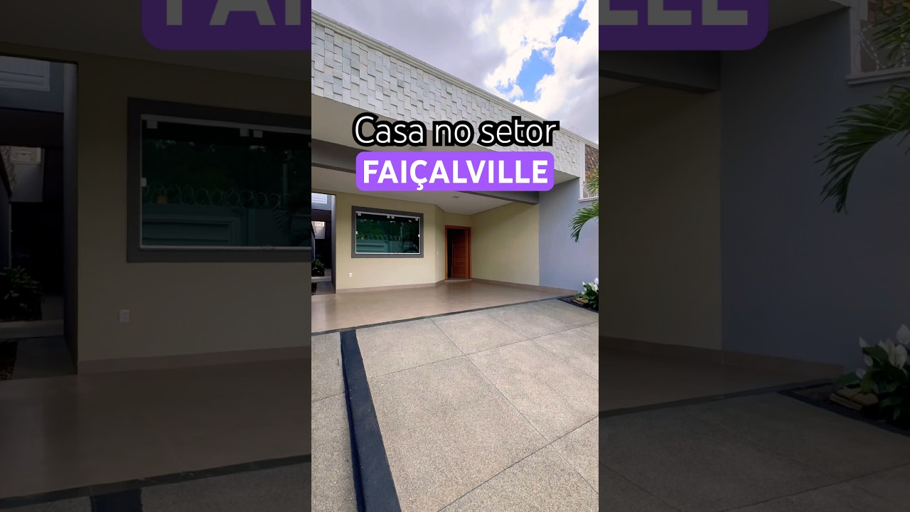 Casa a venda no setor FAIÇALVILLE | 580 MIL 