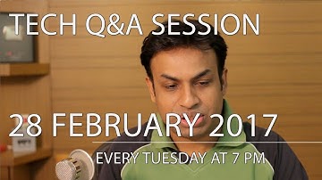 #169 Tech Q&A Session with GeekyRanjit