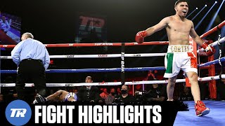 Andres Cortes Stuns Genesis Servania with Highlight KO at the End of Rd. 1 | FIGHT HIGHLIGHTS