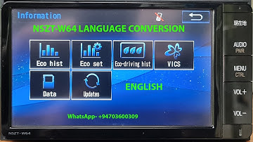 NSZT-W64 ENGLISH LANGUAGE