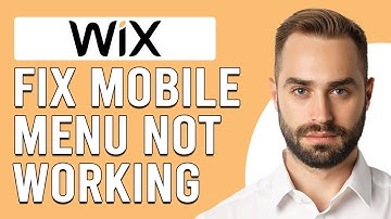 How To Fix Wix Mobile Menu Not Working (How To Get It Working Again - Simple Troubleshooting Guide)
