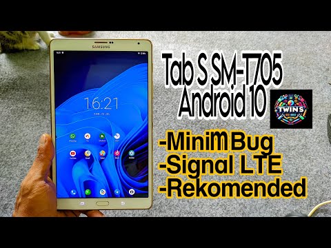 Tutorial‼️ Samsung tab S 8.4 SM-T705 upgrade android 10 #sm-t705 Os 10