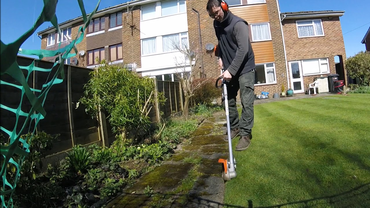 Mowing Small Gardens - YouTube