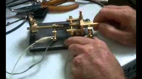 G3YUH Bug Morse Key 182 first test