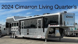 2024 Cimarron Norstar 5 Horse Living Quarters By Outlaw Conversions With Air Ride