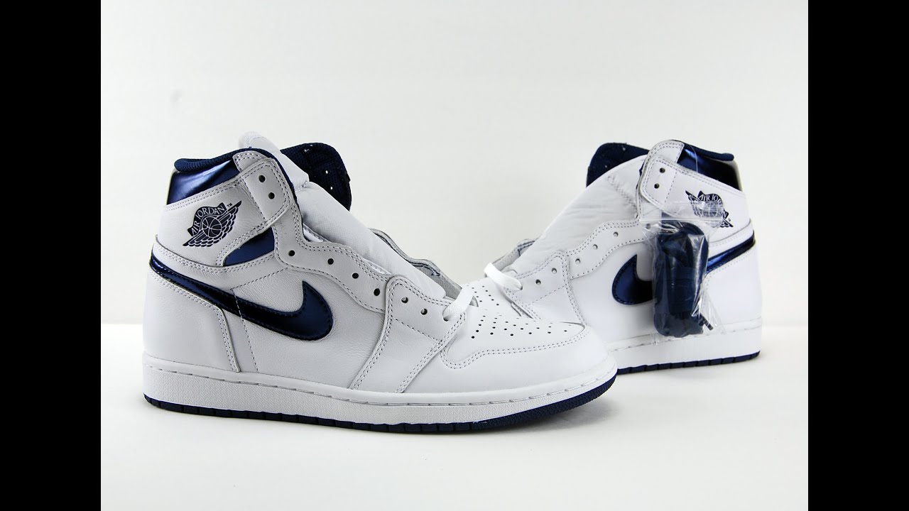 jordan 1 metallic navy