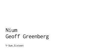 Nium Technical Briefing vsum sixteen