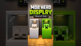 Information Minecraft Mob Head Display You Need in Your Base 💀 Update