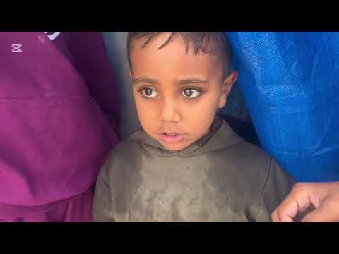 هادا هو حالنا بعد ما غرقت خيمتنا من الشتاء القارص