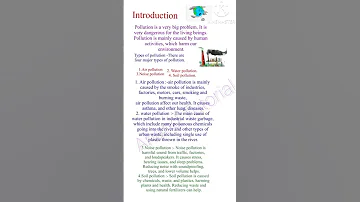 Essay On Pollution In English Pollution Par Essay Pollution Essay In English Writing Pollution Essay 