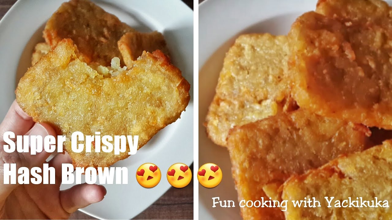 How to make Super Crispy Hash browns * RESEP Hash brown Renyah - YouTube