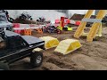 RC Chevrolet K5 Blazer FCX10 Hauling Cement | Scale Work Truck