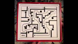 BRIO Labyrinth Game (Intermediate Level -- Backwards)