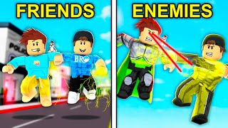 Best Friends Get POWERS, We Became ENEMIES.. (Roblox Brookhaven)