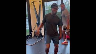 Kevin Hart Working Out & Vibing to Certified Lover Boy by Drake