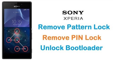 Sony mobile pattern Lock Frp lock unlock 100% working 2020