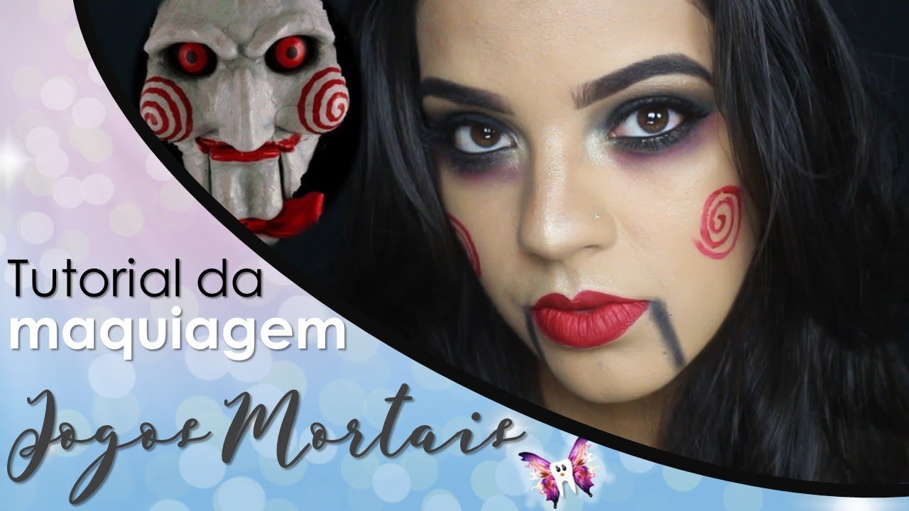 Maquiagem Artistica Jigsaw (Jogos Mortais) - Especial Halloween