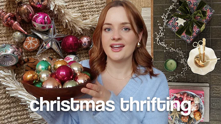 I hit the thrift jackpot | A very cosy Christmas vlog | Thrifting, decorating and wrapping gifts ✨