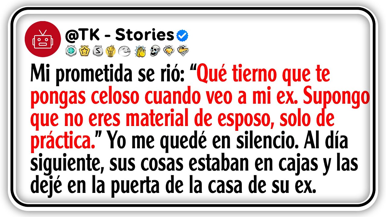 Mi prometida se rió: “Qué tierno que te pongas celoso cuando veo a mi ex. Supongo que no eres...