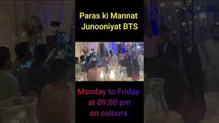 Junooniyat Bts #jordanshadi #ankitgupta #paraskimannat #colorstv #viral #shooting #trending #shoot