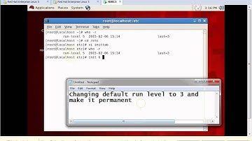 Changing default runlevels - Unix