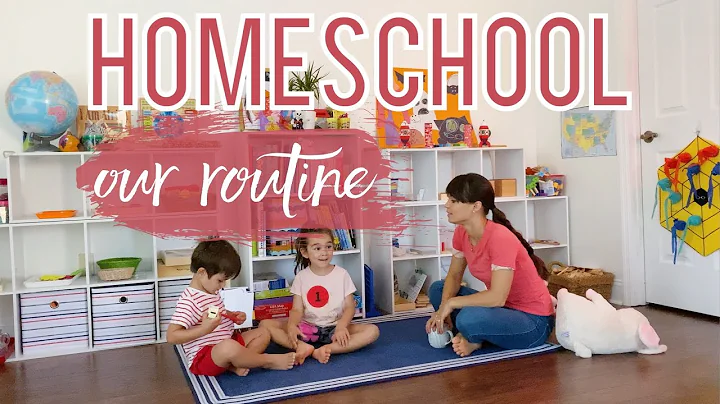 Homeschool Preschool Routine With Two Kids | Montessori Preschool At Home