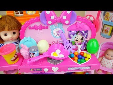 Kitchen set | Kitchen set and doll | Best video for kids