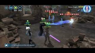 SWGOH, offence up 20x on tier X of Takodana Resistance GC.