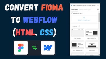 Figma To Webflow (HTML, CSS and Website) - Figma Design To HTML, CSS