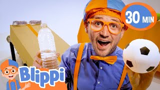 Cool Science Experiments with Blippi! 🔬 | Blippi 🔍 | 🔤 Educational Subtitled Videos for Kids🔤