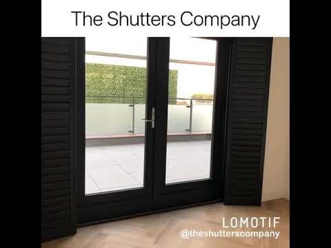 Shutters in kleur RAL 7021 YouTube