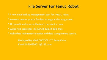 A New File Server For Fanuc Robot