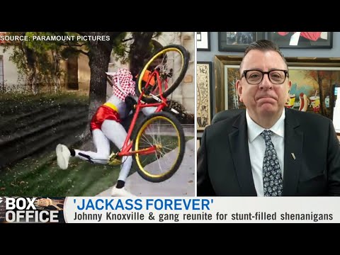Here's what this professional film critic thinks about 'Jackass Forever'