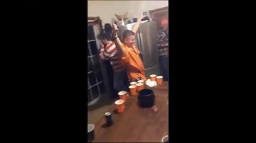 Freestyle Beer Pong Table Fail - Funny!