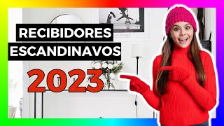 😍 7 Recibidores Escandinavos 2023 🎯 ¿Cómo decorar una entrada escandinava cálido pero con estilo?