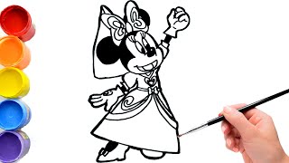 How To Draw Mickey Mouse Funhouse 2021 - Minnie