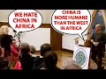 U.S Reporter Hates China in Africa Gets Schooled about the West