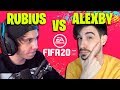 RUBIUS VS ALEXBY FIFA 20 || CON JUGADORES LEGENDARIOS