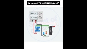 How To Use 74HC00 NAND Gate IC in Electronics Circuit
