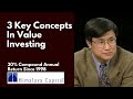 3 key concepts in value investing  li lu