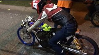 Drag Bike Musc Kbs 2Tak 150 King Pro Drag Rxz Danish Motor Pahang Kasha